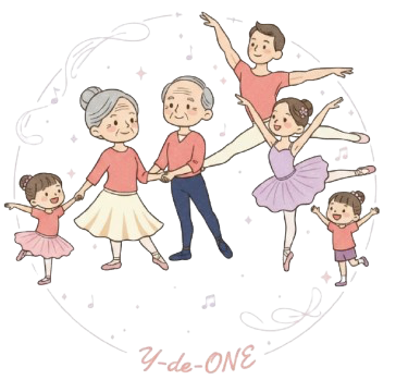 Family enjoying ballet