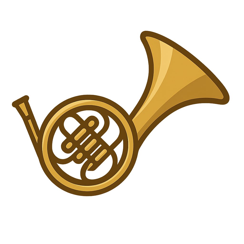 French horn icon